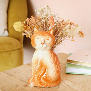 Tigger The Orange Cat Vase, 4 of 4