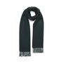Classic Cashmere Scarf Dark Evergreen, thumbnail 1 of 3