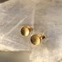 Small Textured Round Stud Earrings, thumbnail 7 of 12