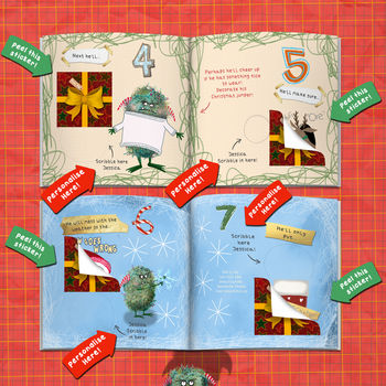 Personalised 'Christmess Adventure' Advent Book, 5 of 12