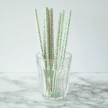 Patterned Paper Straws, 8 of 11