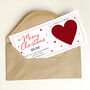 Personalised Christmas Surprise Scratch Card: Gold / Red Heart Design, thumbnail 8 of 12