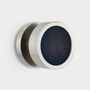 Round Brass And Leather Internal Door Knobs, thumbnail 8 of 12