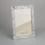 Honeycomb Cast Pewter Photo Frame, thumbnail 2 of 6