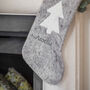 Personalised Fair Trade Wool Felt Christmas Stocking, thumbnail 2 of 4