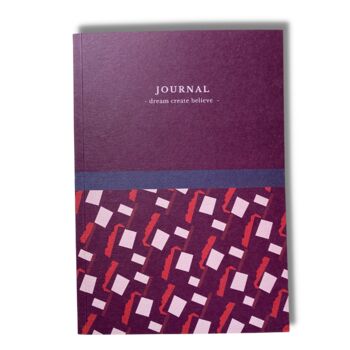 Burgundy Lined Journal, 2 of 7