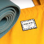 The Best Ever Pilates / Yoga Mat Bag Tote Ochre, thumbnail 3 of 12