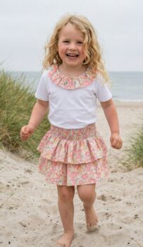 Edoth Pink Collar Floral Top, 7 of 9