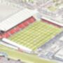 Crewe Alexandra Fc Gresty Road Stadium Art Print, thumbnail 2 of 3