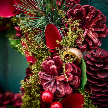 Luxe Christmas Door Wreath, 4 of 6