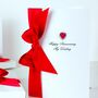 Bedazzled Ruby Wedding Personalised Anniversary Card, thumbnail 1 of 5