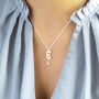 Pearl Alphabet Necklace With Star Charm, thumbnail 6 of 9
