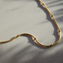 Interval Beaded Chain Necklace 18k Gold Plated, thumbnail 1 of 6
