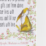 Christening Gifts Girls Boys Print Rabbit, thumbnail 11 of 12