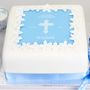 Filigree Cross Christening Or Baptism Cake Topper Kit, thumbnail 9 of 12