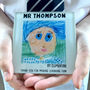 Personalised Child's Drawing Teacher Glass Coaster, thumbnail 2 of 5