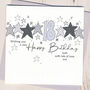 Personalised Starry Special Age Birthday Card, thumbnail 6 of 11