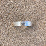 Salt And Pepper Diamond April Birthstone Ring In Textured Sterling Silver And 9ct Gold, thumbnail 3 of 6
