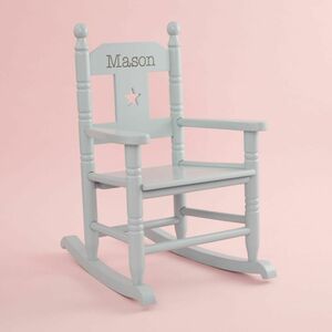 Personalized Childs Wood Train Rocking Chair 