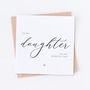 Stepdaughter On The Day Wedding Card, thumbnail 2 of 5