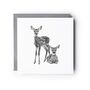 Countryside Fawn Greeting Card, thumbnail 2 of 5