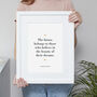 Use Your Own Words Personalised Quote Print, thumbnail 4 of 9
