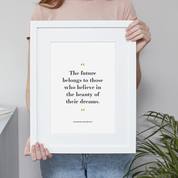 Use Your Own Words Personalised Quote Print, 4 of 9