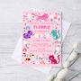 Digital Editable Cats Kids Birthday Party Invitation Template, thumbnail 3 of 11