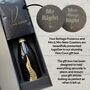 Vino Coco Bottega Prosecco Gift Set With Mr And Mrs Slate Coasters Perfect For Anniversaries And Wedding Presents, thumbnail 5 of 8