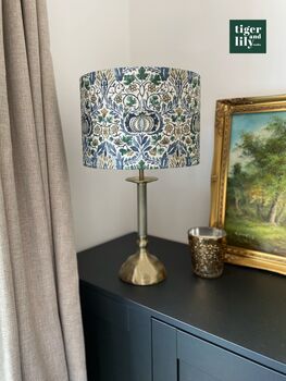 Little Chintz Green Blue Lampshade Three Sizes, 2 of 3