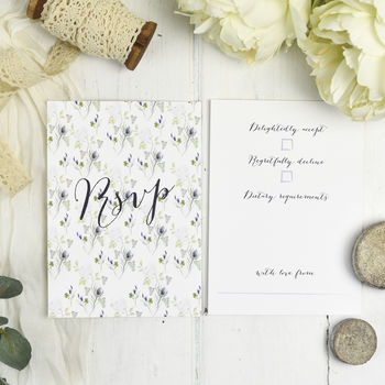 Floral Wedding Invitations, 5 of 7