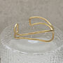 Double Curved Bangle, thumbnail 2 of 6