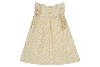Elisabeth Yellow Floral Printed Dress, 2 of 3