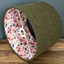 Camilla Tussock Green Tweed Floral Lined Lampshades, thumbnail 6 of 7