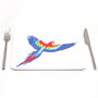 Flying Parrot Placemat, thumbnail 2 of 9