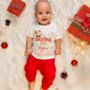 Personalised ‘My First Christmas 2025’ Baby Pyjamas, thumbnail 1 of 2