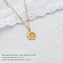 Gift For Special Daughter, Travel Compass Necklace, thumbnail 2 of 12