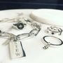 Personalised Heavy Silver Tag Bracelet, thumbnail 2 of 4