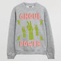 Ghoul Power Women's Halloween Slogan Sweatshirt, thumbnail 7 of 8