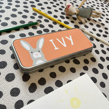 Personalised Easter Bunny Pencil Case, 4 of 4