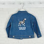 Dare To Be Different Zebra Baby/Kids Denim Jacket, thumbnail 1 of 2