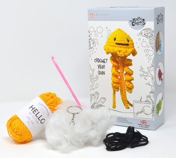 Jellyfish Keychain Crochet Kit, 8 of 10