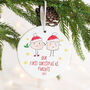 First Christmas As Parents Tree Ornament C, thumbnail 1 of 3