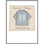 Personalised Football Shirt Father's Day Card, thumbnail 6 of 9