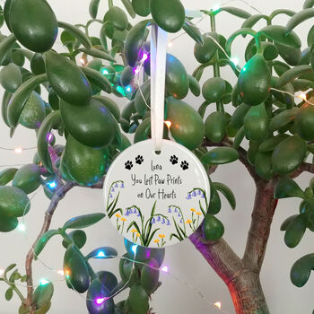 Personalised Pet Memorial Card And Ceramic Decoration, 2 of 8