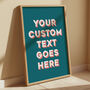 Personalised Text Print, thumbnail 1 of 6