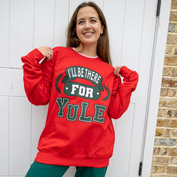 I'll Be There For Yule Women's Christmas Jumper, 8 of 9