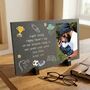 Personalised 'Our Adventures' Photo Slate With Stand 25 X 15cm, thumbnail 1 of 6
