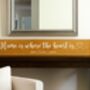 Home Is Where The Heart Is Personalised Sign, thumbnail 3 of 6