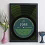 Personalised 70th Birthday Print Year 1955 Music Gift, thumbnail 12 of 12